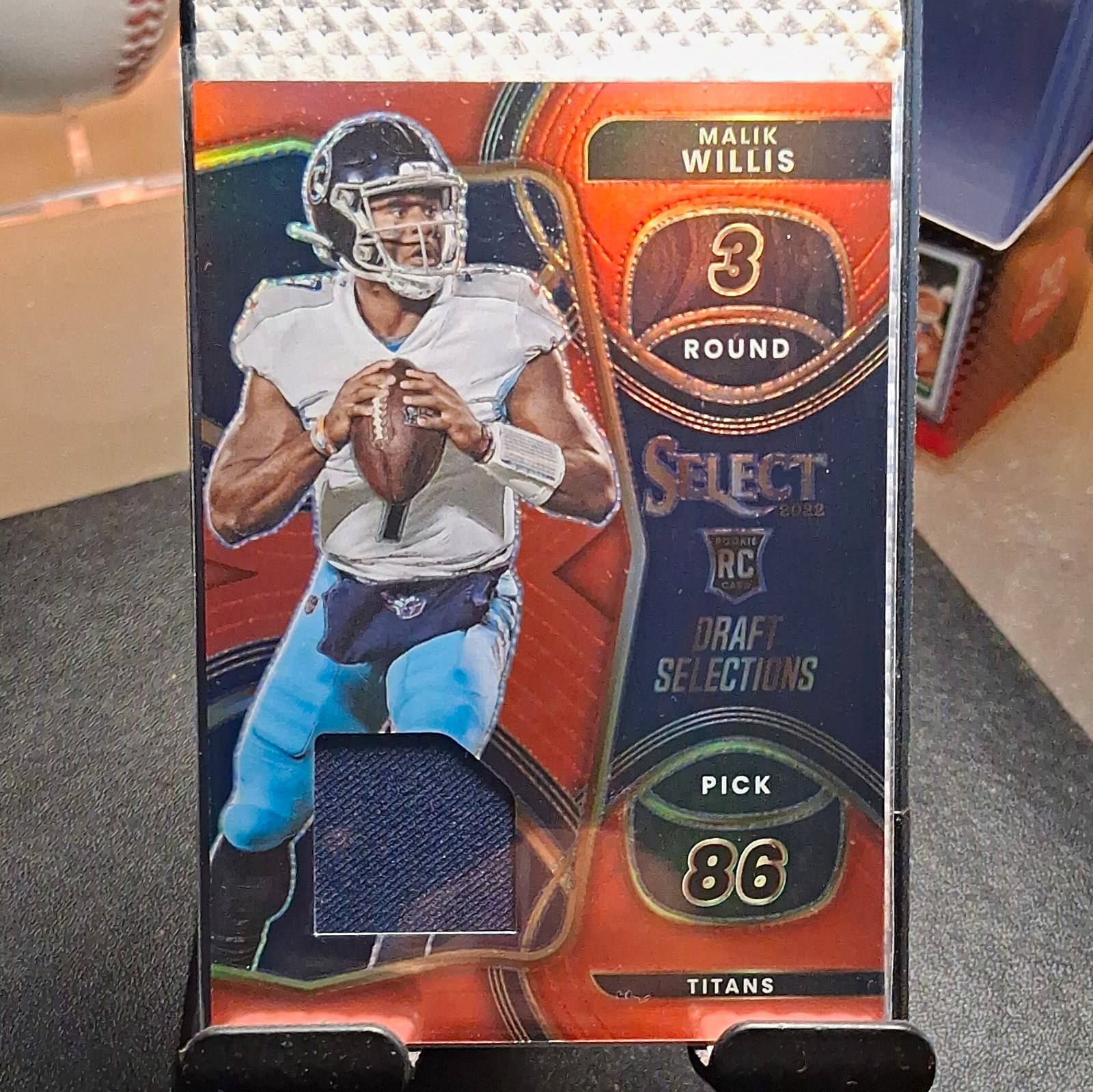 Panini Select Draft Selections MEM Malik Willis Titans DS-2 Red Prizm RC