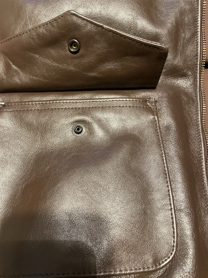 Chaqueta Segunda Guerra Mundial Edición Gobierno A-2 Z2107H en Marrón Talla 40 Foto 4 de 4