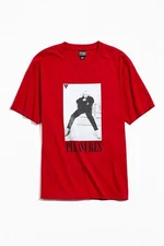 GUESS x PLEASURES Red Portrait Drew Barrymore Graphic Printed T-Shirt  Sz Medium