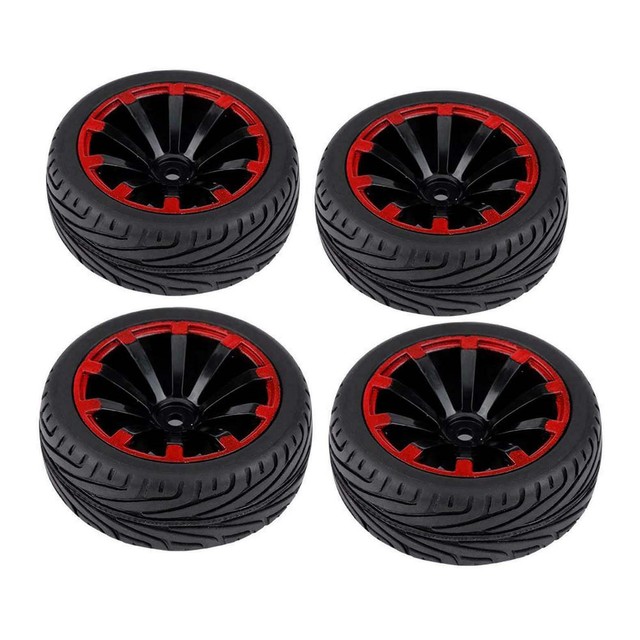 Rc Wheel Tires 1/10 for Tamiya tt01 tt02 tt01e m05 Hpi Rs4 Sprint Traxxas 4tec | eBay