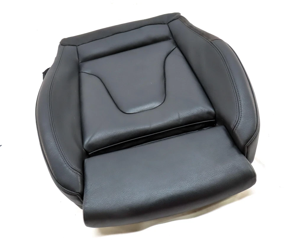 2014 AUDI A5 COUPE (B8 8T) FRONT RIGHT LOWER SPORT HEATED SEAT CUSHION (BLACK) - Image 4 of 4