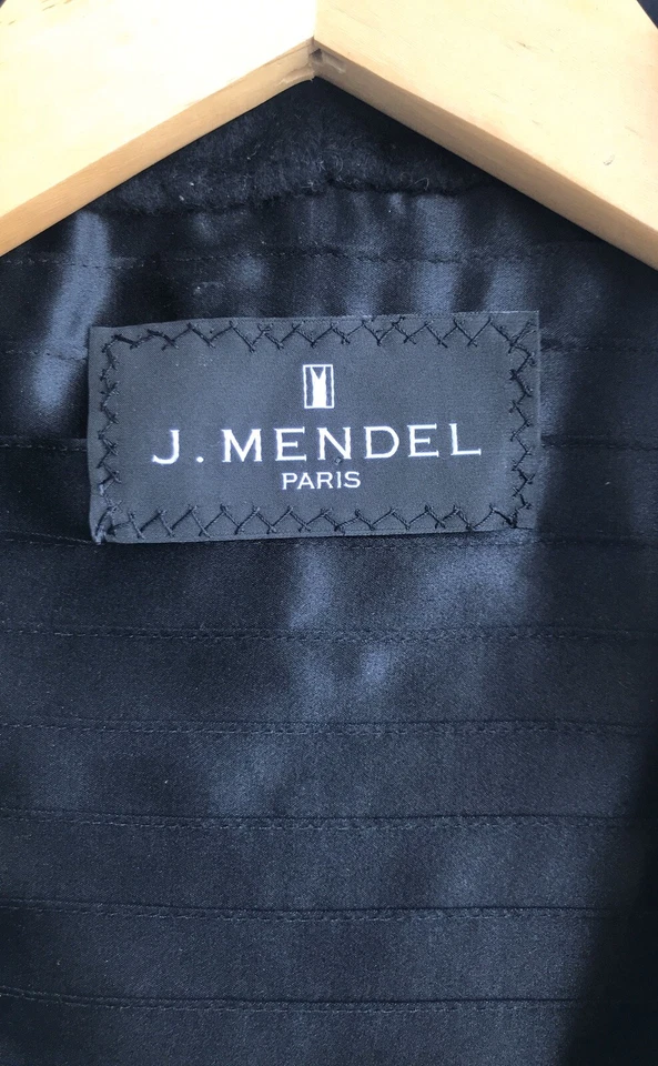J. Mendel Black Fur Vest Small  - Image 2 of 4