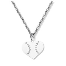Softball Necklace- Softball Jewelry -Softball Heart Pendent - Softball Player