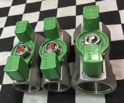 LOT OF 3, Kitz 600 WOG Ball Valve 1/2'' & 3/4'', SST, Shipsameday #ZS12