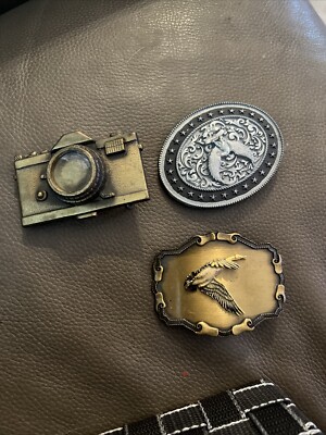 1978 Raintree Goose Belt Buckle  And Two Other Ones