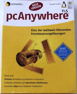 Symantec pcAnywhere 11.5 - HOST - Windows, Linux, Mac - Deutsch - NEUWARE