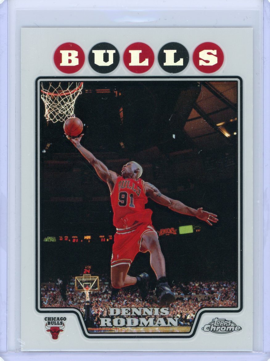 2008-09 Topps Chrome Basketball Refractor #167 Dennis Rodman