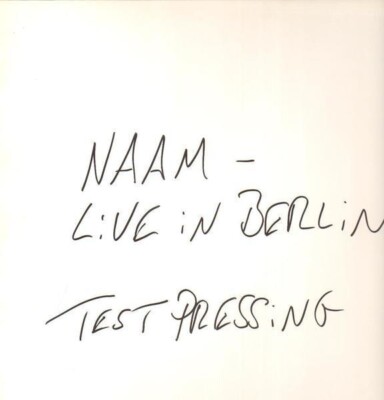 Naam Live in Berlin SUNDOWN YELLOW Vinyl Single 12inch Pink Tank Records