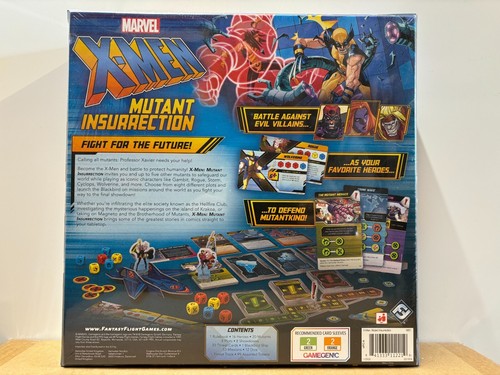Marvel X-Men Mutant Insurrection Fantasy Flight Games *Minor Box Damage* - Picture 2 of 7
