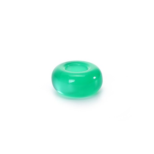 100pcs Mixed Cat Eye Resin European Beads Large Hole Opaque Loose Charms 14x7mm - Picture 6 of 6