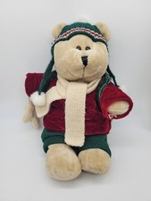 Starbucks Bearista Bear Plush 2005 42nd Edition Christmas Winter Mittens Hat