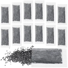 Activated Charcoal Distiller Filters 12 Packs Coconut Husk Countertop