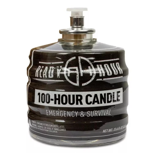 100 Hours Candle Safe Clean-Burning Odorless & Smokeless Emergency Long Term Use