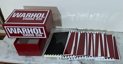 WARHOL RED BOOKS - COMPLETE SLIPCASED SET - 2004 SPIRAL - FIRST