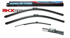RKX Front + Rear Windshield Wiper Blades Set of 3 for Land Rover Defender 90 110