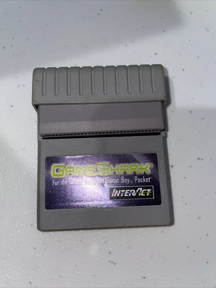 GAME SHARK FOR NINTENDO GAMEBOY & GAME BOY POCKET INTERACT GAMESHARK  ORIGINAL