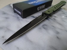 Cold Steel Ti-Lite Huge Folding Dagger Pocket Knife Aus-8A Zy-Ex 26SXP-ODBK 13"