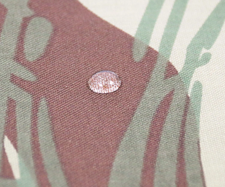 Abrigo impermeable de tela de nailon 500D camuflaje cepillo de rodesia de 5 pies de ancho PU Foto 4 de 4