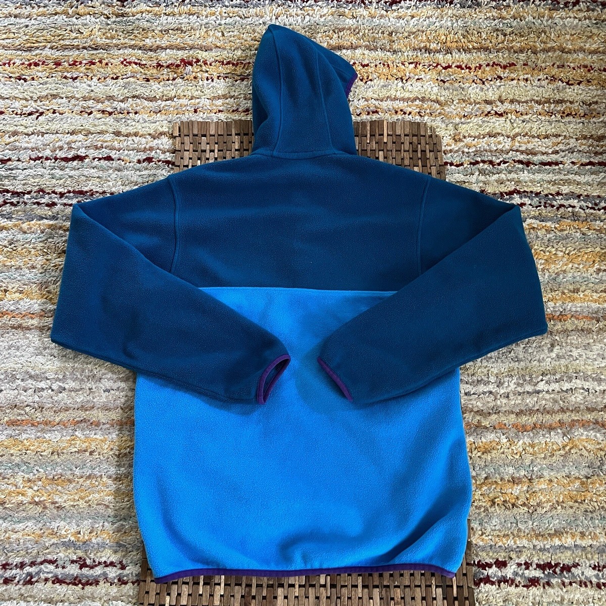 Patagonia Synchilla Snap T Hoodie Blue Purple Pullover