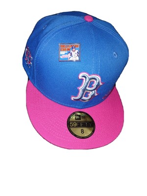 red sox cotton candy hat