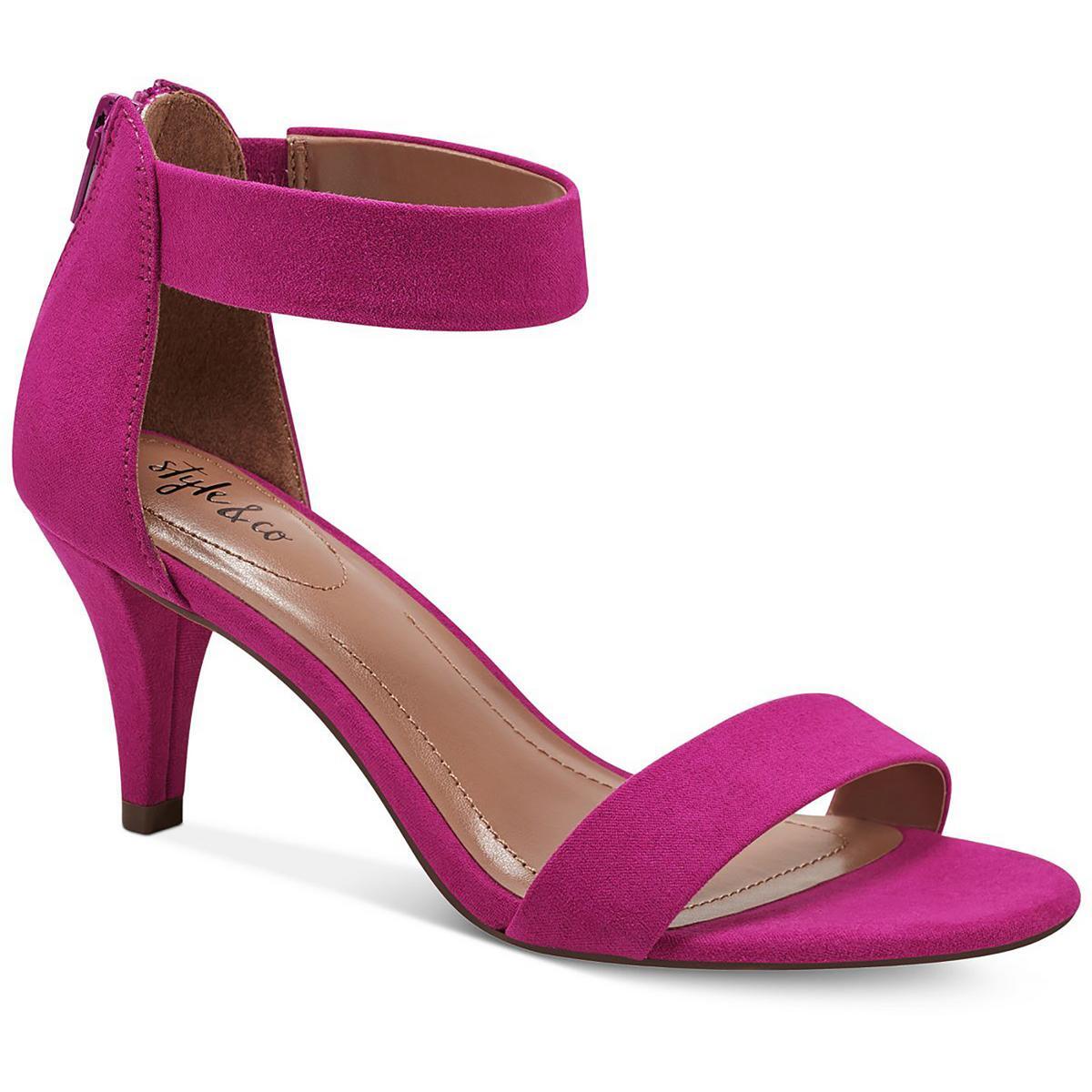 Style & Co. Женские модельные босоножки Paycee фиолетового цвета, 6 средних размеров (B,M), BHFO 9921