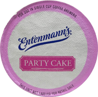 ENTENMANN'S COFFEE PARTY CAKE K CUPS FOR KEURIG (40 CUPS)