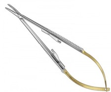  Castroviejo Needle Holder TC 14cm, CVD Dental Surgical Instrument