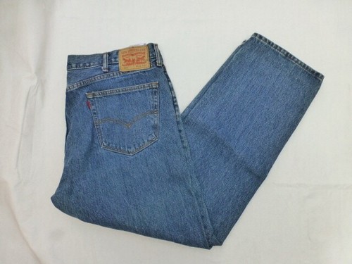 MENS LEVIS 505 STRAIGHT LEG JEANS SIZE 