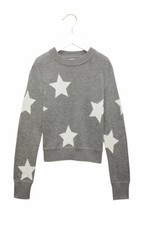 NWT - SPIRITUAL GANGSTER Girl's STARRY NIKKI SWEATER Grey - L (14)