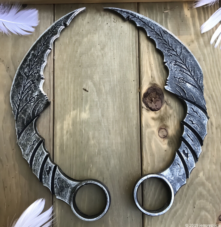 Full Size Mazikeen Smith Demon Pair Blades Lucifer Present Gift
