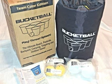 BucketBall Team Color Party Pack – Outdoor Game – New Open Box Summer BBQ Fun