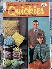 Coats & Clarks Book NO. 161 1965 1st ED Rug Y...