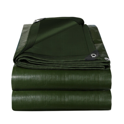 Heavy Duty Tarp Poly Tarpaulin Boat Tent Waterproof Outdoor Canopy Shade Cover