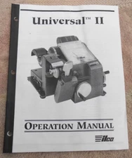 Key machine UNIVERSAL 11 Operation  Manual