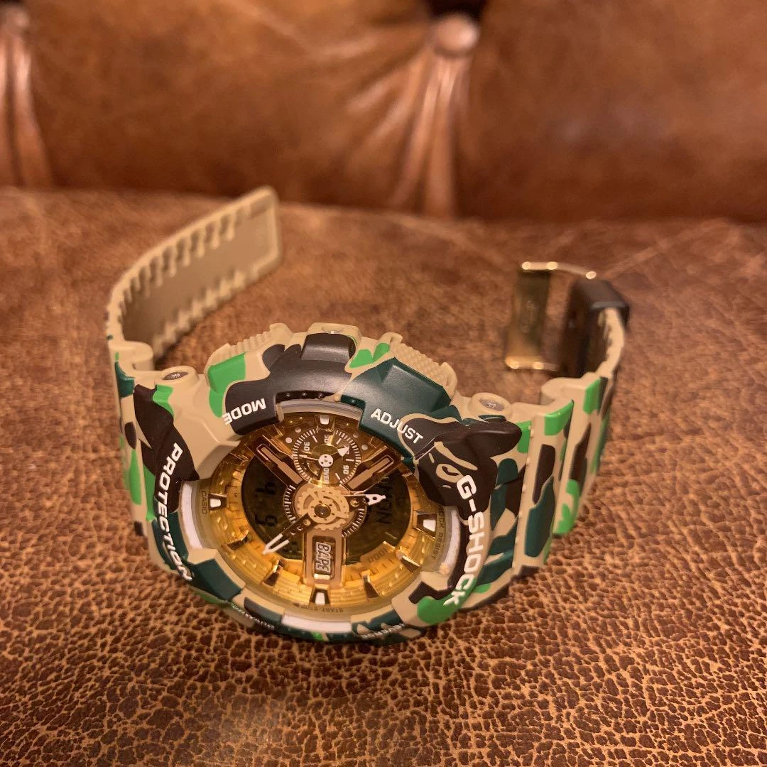 CASIO G-SHOCK A BATHING APE X GA-110 BAPE XXV 25TH ANNIVERSARY Used