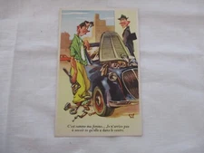 CPA FANTAISIE ILLUSTREE HUMORISTIQUE C'EST COMME MA FEMME