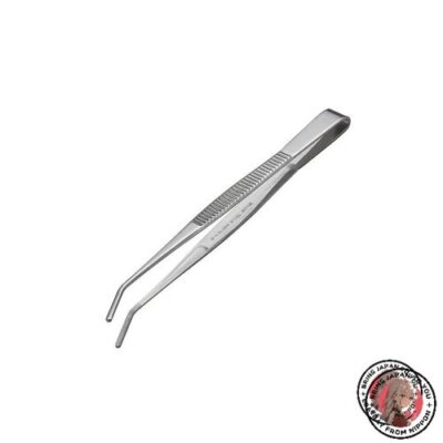 NEU ANEX Pinzette Edelstahl gezahnte gebogene Spitze 125 mm Nr.