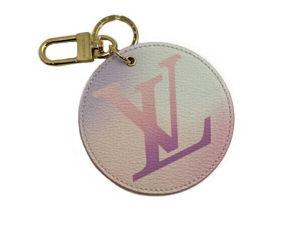 LOUIS VUITTON LV Porte Clay Lustre Bag Charm Gradient Sunrise