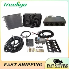 12V Electric Cooling Only Air Conditioner Universal Underdash Auto Car A/C Kit