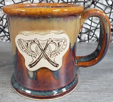 IRON BEAN COFFEE VEGVISIR MUG CUP 2021 SUNSET HILL USA 409/500 VIKING HATCHETS