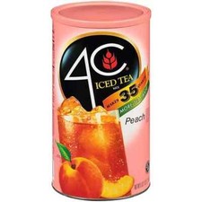 4C 35 QT Peach Iced Tea Mix 82.6 oz.