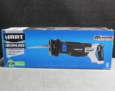 Hart Brushless Resiprocating Saw Tested W/ Box & Manual