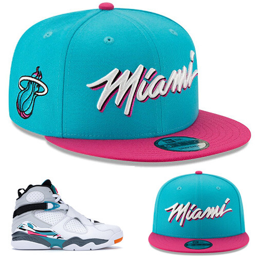 retro 8 south beach hat