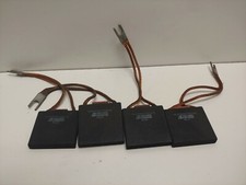 LOT OF 4 NEW OLD STOCK HELWIG 2" X 2" X 7/8" CARBON BRUSHES 10-372020-170-2-01