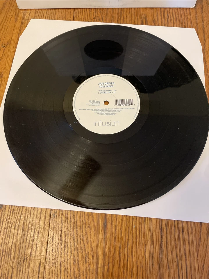 Jan Driver - Soulshaka - Infusion Vinyl Record 12” Mix & Remix - Image 3 of 4