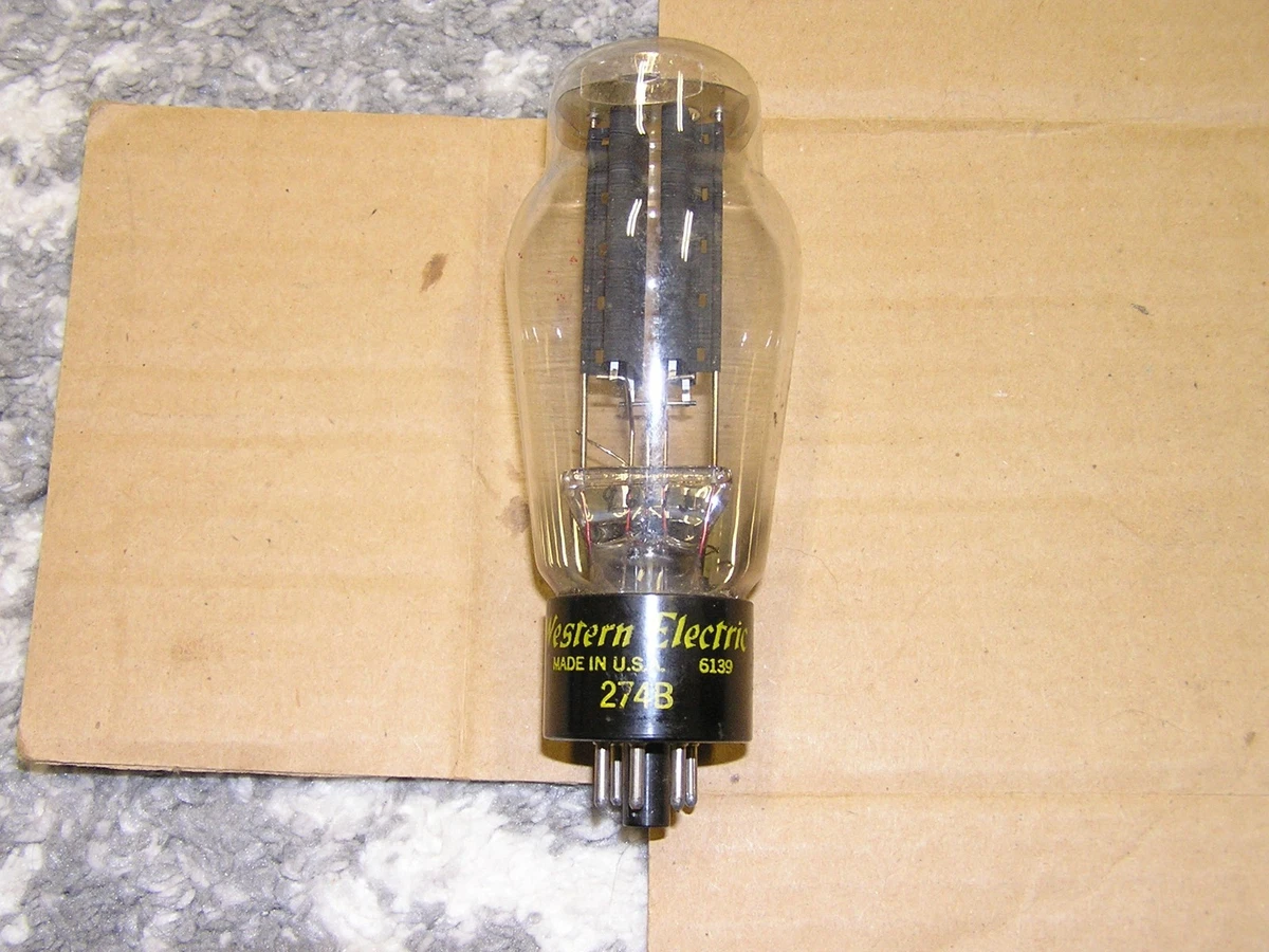 真空管 274B Western Electric Western Electric 274B/5U4G 1966 NOS NIB Excellent Testing Values