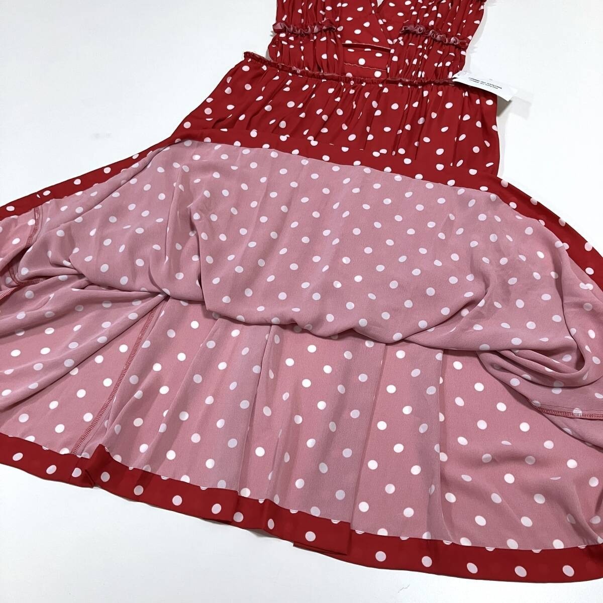 COMME des GARÇONS Polyester Polka Dot Hanging Jumper Skirt Dress