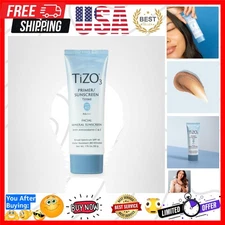 TiZO3 Facial Mineral Sunscreen and Primer, Broad Spectrum SPF 40 with Antioxi...