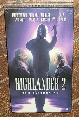 Highlander II: the Quickening (VHS, 1990, Republic Pictures) Christopher Lambert