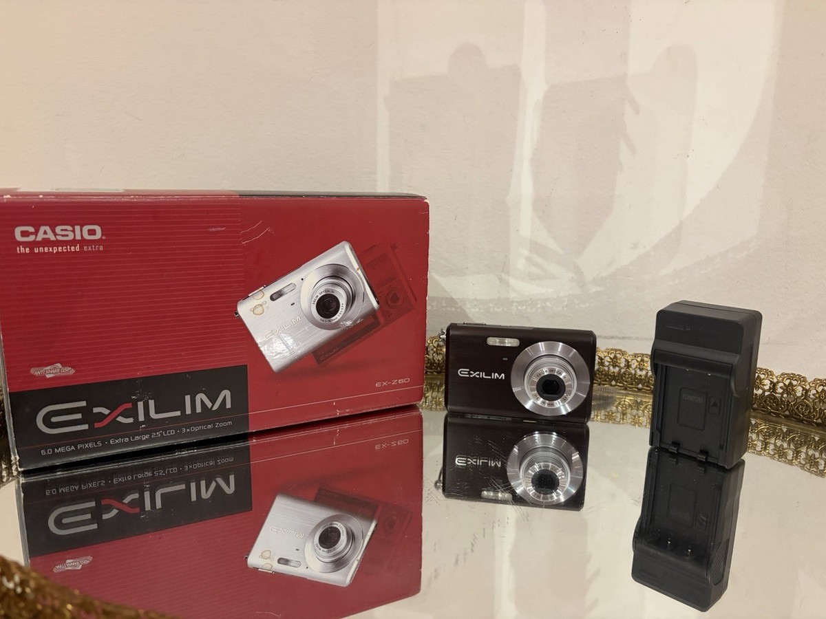 Casio Exilim EX-Z60 Brown Digital Camera 7.2MP 3x Optical Zoom 